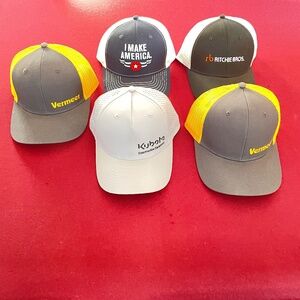 (5) Construction Themed Hats NWOT